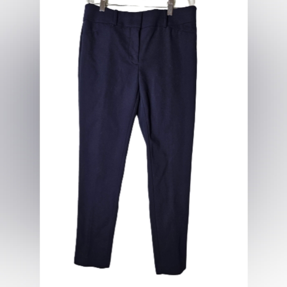 LOFT Marisa Skinny Navy Pants Women's Size 2 - Picture 1 of 10